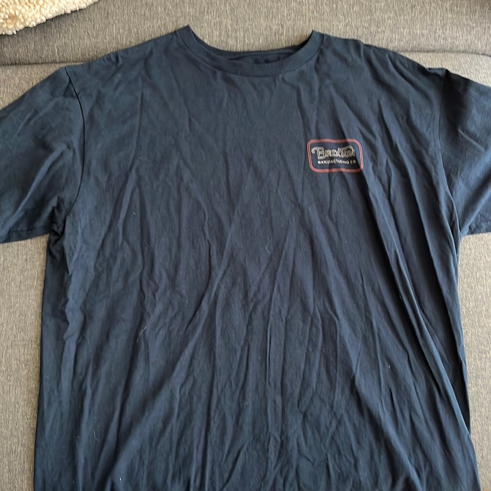 Brixton T-Shirt. Blue. Size XL.